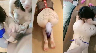 草着逼舔鸡巴调教两个骚母狗女女互插毒龙舔逼灌肠的